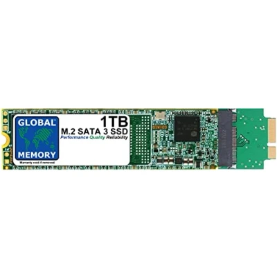 Imagen de GLOBAL MEMORY Unidad de estado sólido SSD M.2 NGFF SATA 3 1 TB para MacBook Air (2010 2011)