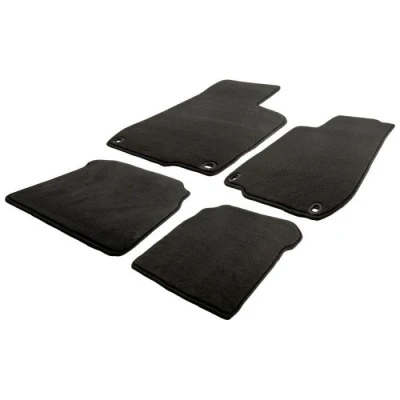 Imagen de AutoStyle TM FO562V Juego de alfombrillas suelo Terciopelo delante y detrás 4 negro FORD: Transit Mk6 Furgoneta