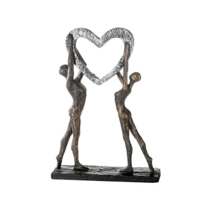 Imagen de Casablanca Victoria Escultura Exclusiva de el Acabado en Bronce Poli función la Altura Base Colour Negro 37 cm Ancho 26
