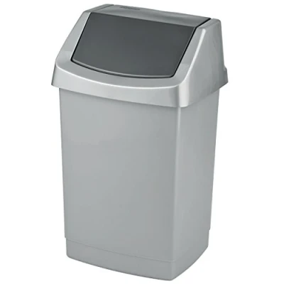 Imagen de Cubo de basura Click IT 50L plateado/grafito