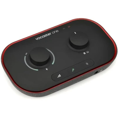 Imagen de Focusrite Audio Interface, Black, Vocaster One