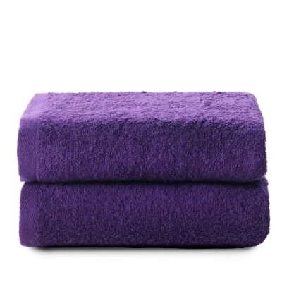 Imagen de Top Towel Plus Toallas de baño Grandes 2 Mano o Lavabo 50x100 cms Algodon 100% Morado
