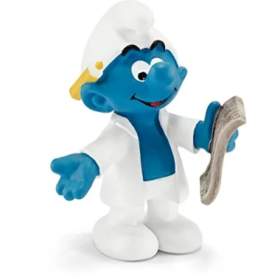 Imagen de Schleich Los Pitufos Figura Pitufo Científico