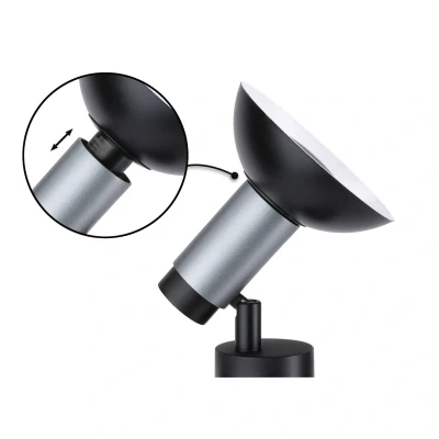 Imagen de Paulmann Neordic 79521 Runa Lámpara de mesa (máx. 20 W, regulable, sistema iluminación GU10), color negro y antracita