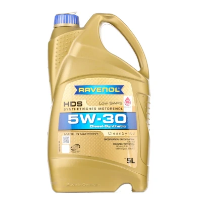 Imagen de Ravenol HDS 5W 30 5L Aceite de motor 1111121 005 01 999 RENAULT: Kangoo I Express, II Be Bop, Talisman Sedán, TOYOTA: RAV4 III SUV, Verso