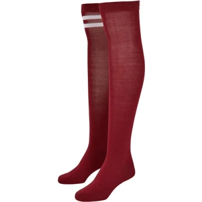 Imagen de Urban Classics 2 PACK Calcetines hasta la rodilla, Mujer, Talla: 39 42, Burgundy