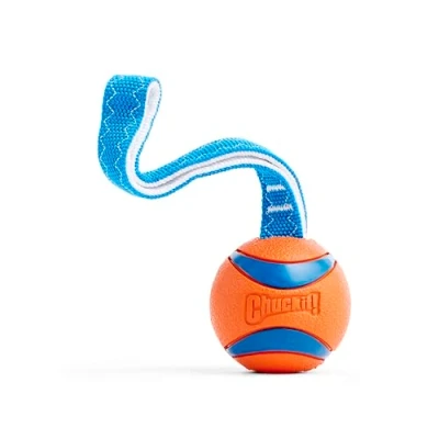Imagen de Chuckit! 231301 Ultra Tug Pelota para Perros, Compatible con el Lanzador, L
