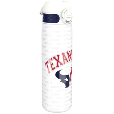 Imagen de Ion8 Botella de Agua Acero Inoxidable, 600ml, a Prueba Fugas, Fácil Abrir, Aptas para Lavavajillas, Cerradura Segura, Asa Transporte, Limpiar, Diseño en Relieve, NFL Texans