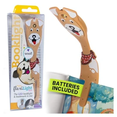 Imagen de Gifts for Readers &amp; Writers Luz de Lectura Flexilight Pal Marcador y 2 en 1 Lámpara LED con Clip Libro para Leer Niños, Adultos Accesorios Libros Regalo Lectores