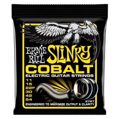 Imagen de Ernie Ball Beefy Slinky Cobalt Cuerdas para guitarra eléctrica, cobalto, calibre 11 54