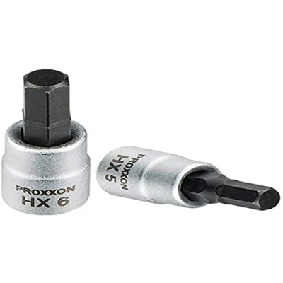 Imagen de PROXXON 23 745 2223745 Vaso 1/4&quot;+ Punta Allen 4,0 mm, Multicolor, 4.0 mm