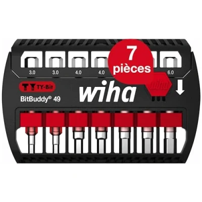 Imagen de WIHA 42114 Juego de bits BitBuddy®, en TY 49 mm SB 7946TY 303 BitBuddy Ref. SB7946TY303