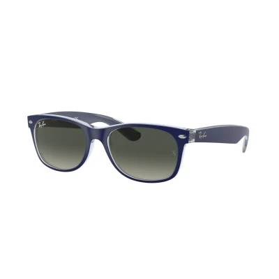 Imagen de Ray Ban New Wayfarer, Gafas de Sol Unisex adulto, Multicolor (Blue and Transparent 605371), 55 mm