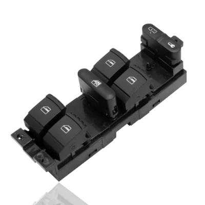 Imagen de Konuooer Interruptor de elevalunas 1J4959857D Electric Power Autofenster para Golf J e t a Bora B5 Seat Leon Toledo 1J4 959 857D