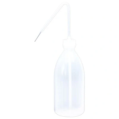 Imagen de hünersdorff Botella pulverizadora de 500 ml, LD PE, apta para alimentos, dosificación especialmente fina, con tubo pulverización estable, cocina, laboratorio o hobby, transparente
