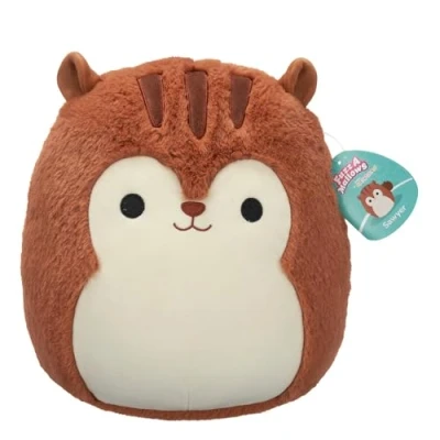 Imagen de Squishmallows FuzzAMallows Peluche Sawyer la Ardilla Marrón 30 cm Raro Exclusivo Original 2024