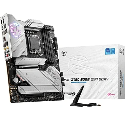 Imagen de MSI MPG Z790 EDGE WIFI DDR4 Placa base ATX Soporta procesadores Intel 12ª &amp; 13ª Gen Core, LGA 1700 90A SPS VRM, Memory Boost 5333+MHz/OC, PCIe 5.0 4.0 x16, 5 x M.2 Gen4, Wi Fi 6E