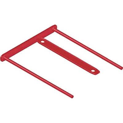 Imagen de Fellowes Clips para archivos (10 cm, 100 unidades), color rojo