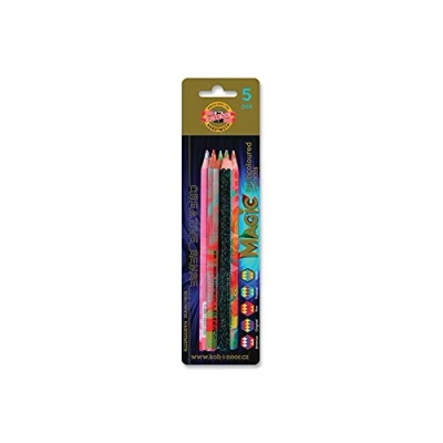 Imagen de KOH I NOOR MAGIC 3406 Jumbo Lote de 5 lápices con punta multicolor