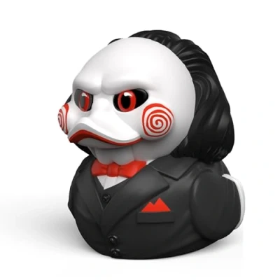 Imagen de TUBBZ First Edition Billy The Puppet Figura Coleccionable de Pato Goma Vinilo Producto Oficial Saw Películas Terror