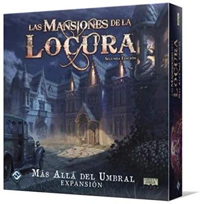 Imagen de Fantasy Flight Games Las Mansiones De la Locura: Más Allá del Umbral Expansión Cooperativa Investigación y Terror a Partir 14 Años 1 5 Jugadores 2 3 Horas por Partida Español