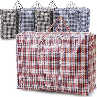 Imagen de REQUISITE NEEDS Paquete de 5 bolsas almacenamiento extra grandes con cremallera reutilizables (80 x 60 28 cm)