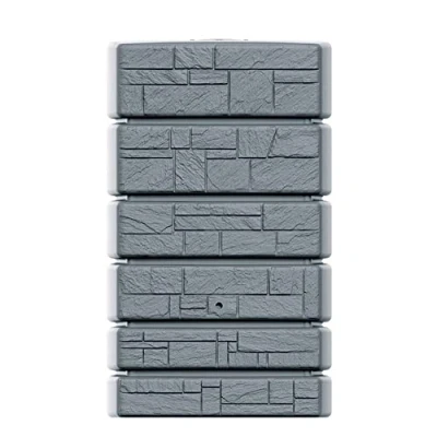 Imagen de Barril de captación Agua Tower Stone 500l., Dimensiones (mm) 775x583x1300 Gris