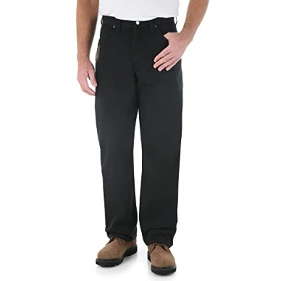 Imagen de Wrangler Riggs Pantalones Vaqueros antidesgarros de Carpintero para Hombre, Negro , 33W x 34L