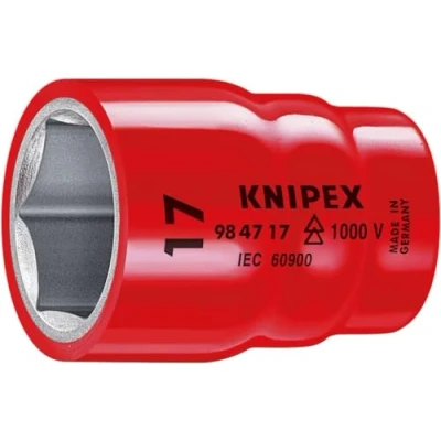Imagen de Knipex Vaso hexagonal para tornillos de cabeza con cuadradillo 1/2&quot; 55 mm 98 47 13