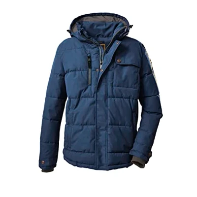 Imagen de G.I.G.A. DX Men&#039;s Chaqueta informal y funcional con estilo plumífero capucha cremallera GW 64 MN QLTD JCKT, azul medio, L, 38527 000