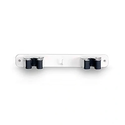 Imagen de Inofix M41523 Colgador 2 escobas adhesivo blanco