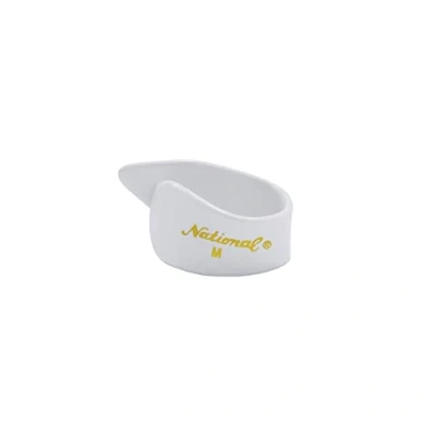 Imagen de Planet Waves National púas para pulgar, Celuloide, Blanco, Pulgares SOLO, Mediano, 4