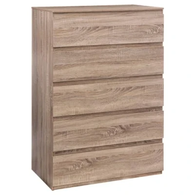 Imagen de 5five cómoda de 5 cajones dolo Efecto Madera Natural