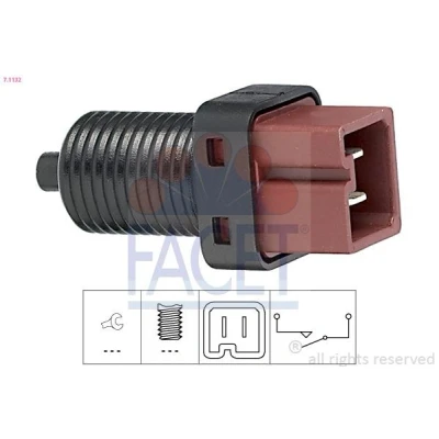 Imagen de FACET 7.1132 Interruptor luces freno mecánico Made in Italy OE Equivalent PEUGEOT: 206 Hatchback, 306 Familiar, 406 Berlina, FIAT: Scudo I Familiar