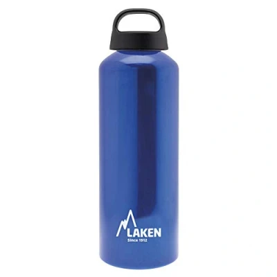 Imagen de LAKEN Botella de Aluminio Clásica 750ml Perfecta para Deporte, Gimnasio y Aventuras al Aire Libre Cantimplora Reutilizable Reciclable Montaña, Camping, Bicicleta Escuela