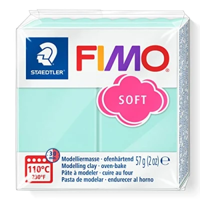 Imagen de STAEDTLER Fimo 8020 505 Pasta de modelar, color Verde (Menta Pastel)