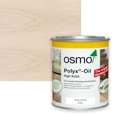 Imagen de Osmo Polyx Tintes al óleo, acabado satinado (750 ml, blanco 3040, satinado)