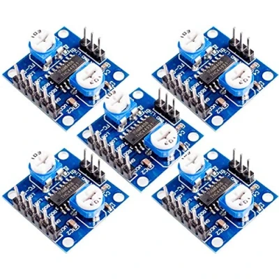 Imagen de TECNOIOT 5pcs PAM8406 Digital Amplifier Board 5Wx2 Stereo with Volume Potentiometer