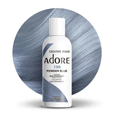 Imagen de Adore Shining Semi Permanent Hair Color, 118ml (Powder Blue (198))