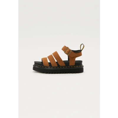 Imagen de Dr. Martens Blaire Sandalias con plataforma, Mujer, Talla: 38, Desert brown tumbled nubuck Zapatos