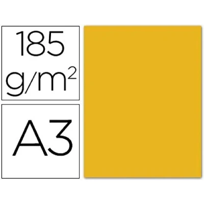 Imagen de Paquete A3, (50 Hojas) Guarro Cartulina IRIS 280g Oro