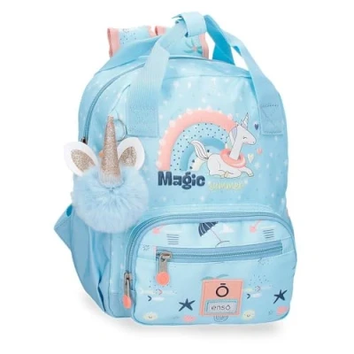 Imagen de Enso Magic Summer Mochila Adaptable Azul 23x28x10 cms Poliéster