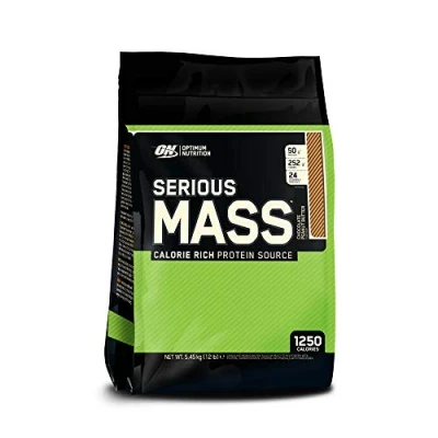 Imagen de OPTIMUM NUTRITION Serious Mass 12 lb (Chocolate y Mantequilla de Cacahuete)