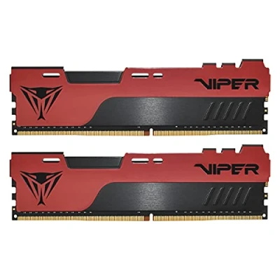 Imagen de Patriot Memory Viper Elite II DDR4 3600 32GB (2x16GB) C20 Kit de Memoria Gamind Alto RendimientoRAM XMP 2.0 Negro/Rojo