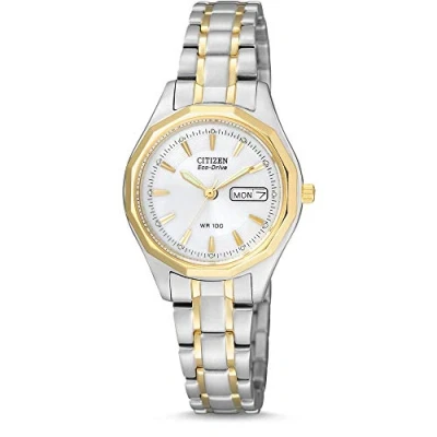 Imagen de Citizen Reloj Analógico para Mujeres de Eco Drive con Correa en Acero Inoxidable EW3144 51AE