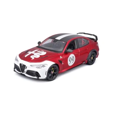 Imagen de Bburago Coche en Miniatura de colección, 11049R/W, Alfa Red White