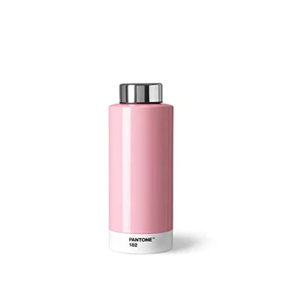 Imagen de PANTONE Botella de agua doble pared acero inoxidable con función térmica a prueba fugas, 500 ml, color rosa claro 182