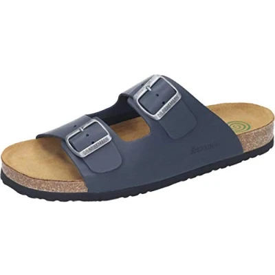 Imagen de Dr. Brinkmann Clog Für Damen Und Herren, Zapatillas de Estar por casa con talón Abierto Hombre, Azul, 50 EU