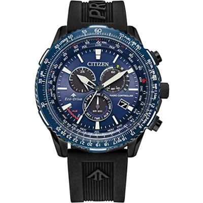 Imagen de Citizen Reloj Cronógrafo para Hombres de Cuarzo japonés con Correa en Caucho CB5006 02L