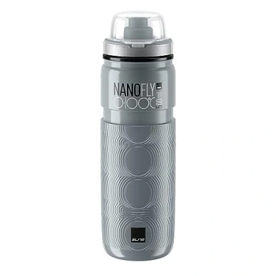 Imagen de ELITE Bidon Nano Fly 0 100º, Unisex Adulto, Gris (Gris), 500ml